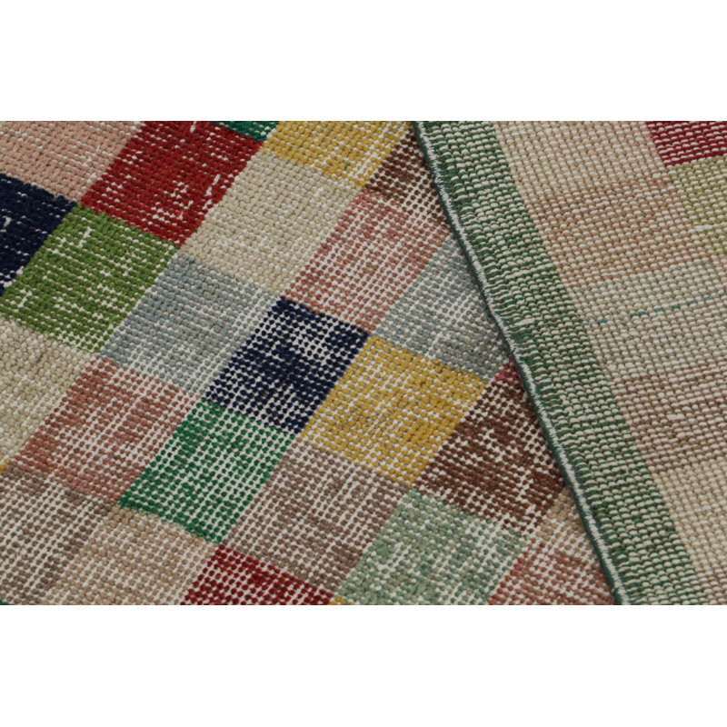 Wool Plaid Area Rug