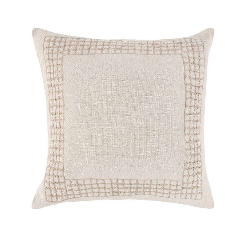 Marina Euro Pillow Cover & Insert, Beige