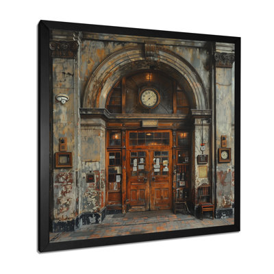 Brown Door Banks Heritage Harmony III - Banks Wall Art Print