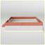 Structure de lit tapissier pour grand lit avec lumières à DEL et clôture de plancher et marches à 2 niveaux Blanc-1395587027