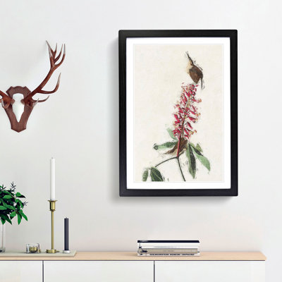 Great Carolina Wrens by John Audubon - Picture Frame Painting Print