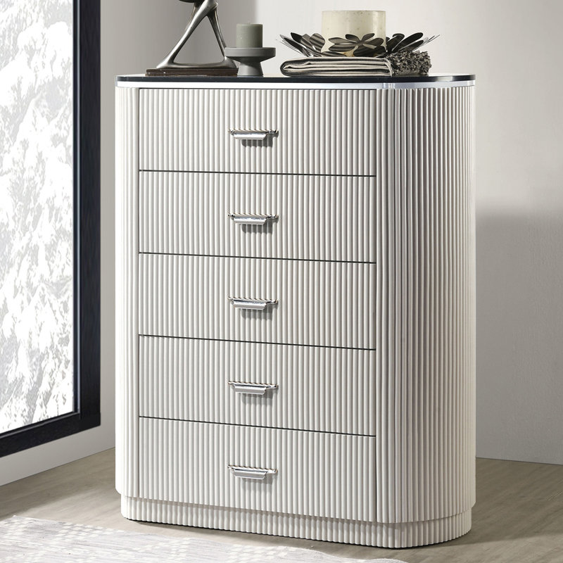 Commode contemporaine Aldgate, gris clair
