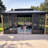 Purple Leaf Patio Hardtop Gazebo Double Top Outdoor Screen House Aluminum Solarium Backyard Sun Room With Detachable Windows with 48 FT String Light-105341481
