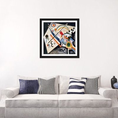 "White Cross" par Wassily Kandinsky, impression sur toile tendue