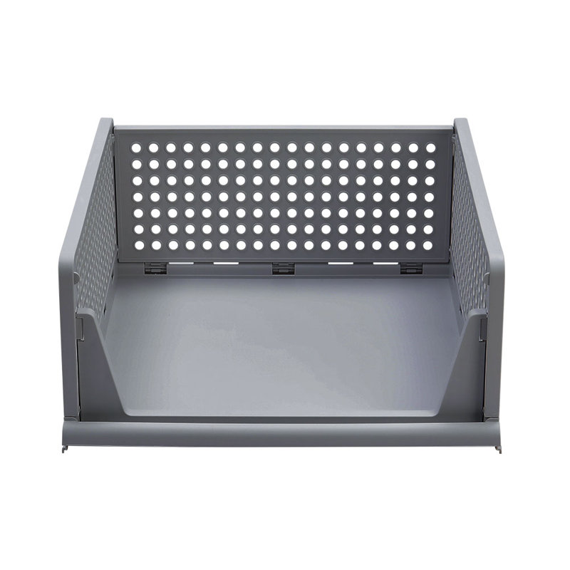 Rebrilliant Plastic Storage Tub & Tote, 19cm H x 43cm W x 38cm D, Gray