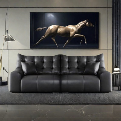 Minimalist Black Cloud Sofa