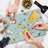 Ambesonne Stars Cutting Board Large Size Spreading  Multicolor