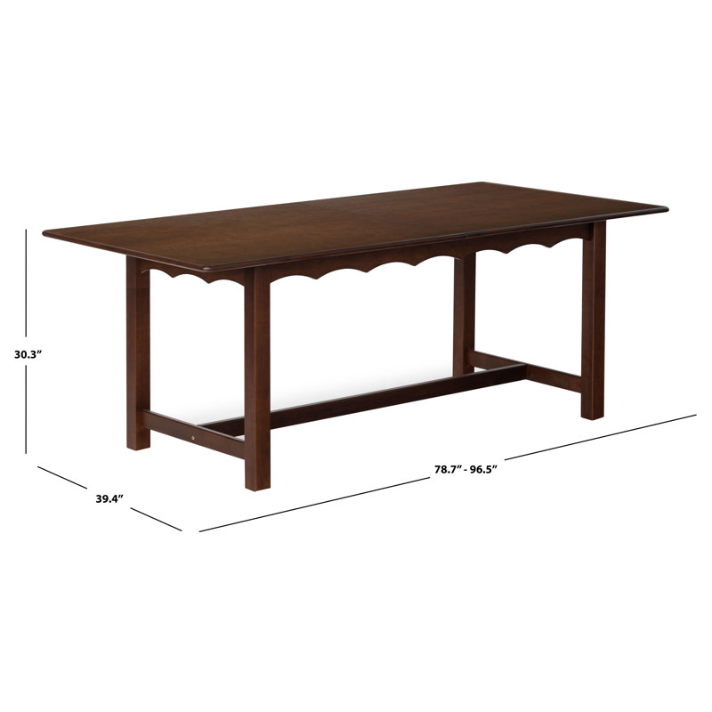 Rhylee Extendable Dining Table, Walnut