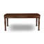 Ensemble de table de salle à manger 9 pièces moderne comprenant une table rectangulaire en bois avec feuille papillon et 8 chaises parsons en tissu brun, acajou-1878778867-1878778866-1878741686