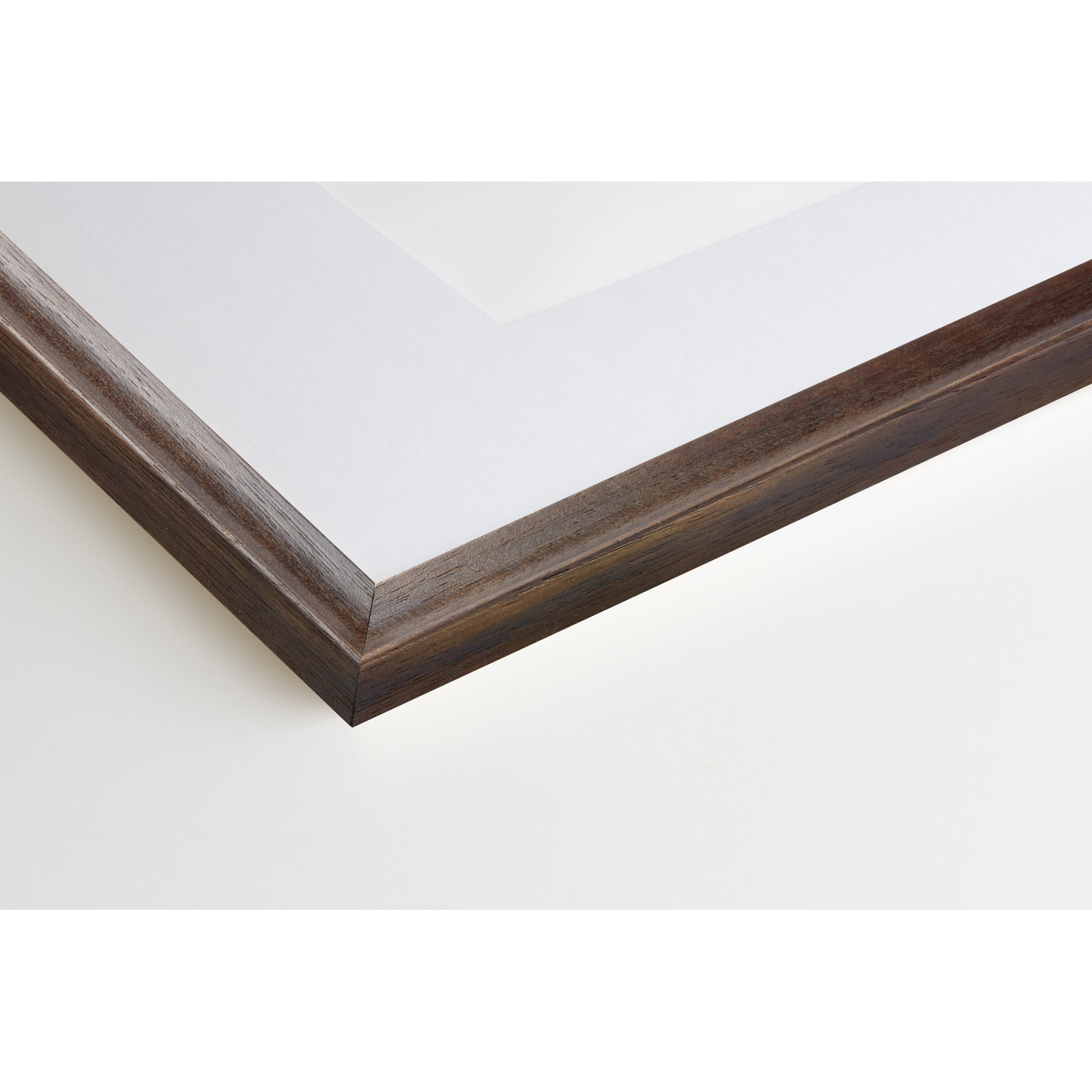 Kesia Wood Picture Frame with Mat, Brown, 8" x 10"