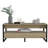 Carrick Frame Coffee Table with Storage and Metal Legs
