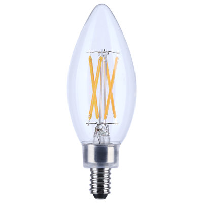 5.5 Watt (60 Watt Equivalent), B11 LED, Dimmable Light Bulb, E12/Candelabra