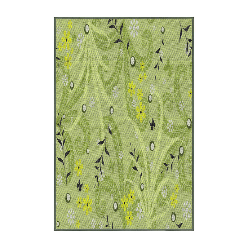 Floral Indoor Rug, Rectangle 2' x 4'