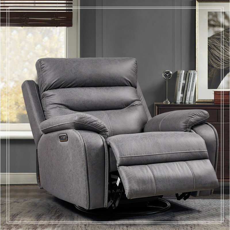 Fauteuil inclinable berçant et pivotant luxueux pour une détente ultime
