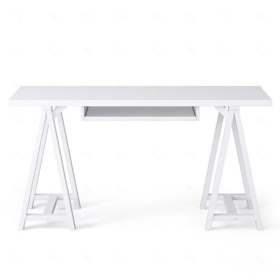 Bureau blanc en bois Spokane