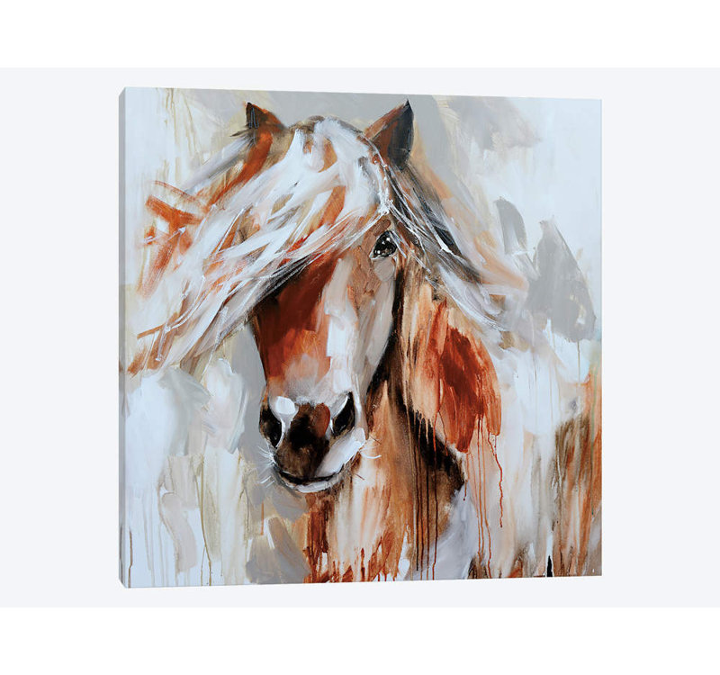 « âme whisperer », impression sur toile, H 12 po x l 12 po x P 0,75 po, Toile tendue, Pas de tapis