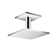 ShowerSolutions Square Showerhead 250 2-Jet Ceiling Connection