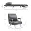 Canapé-lit pliant convertible 5 positions HOMcom