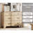 Haikey 47.2" W Double Dresser, 6 Drawer Dresser, Modern Dresser Drawer Chest-1663961205