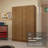  Garage Storage Cabinet Set 4 Doors 8 Utility Shelves 47"L Wooden Organization Unit for Garage and Tools 6 Adjustable Shelves Anti Tipping - Rustic-414014154