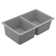 Host 33-Inch Wide x 9.5-Inch Deep Undermount Granite Double Bowl Kitchen Sink