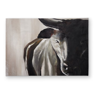 Bull Head Front View Door Mat - Bedroom Animals Home Decor