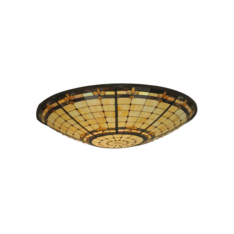Fleur-de-Lite Bowl Lamp Shade