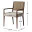 ROTHLER Upholstered Arm Chair-1128647172-1128647174