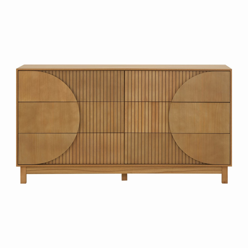 Buffet 60 "à 6 tiroirs Kira, Brun
