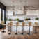 Swivel Adjustable Height Modern Bar& Counter Stool