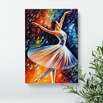Ballerina Dancer No.2 - Wrapped Canvas Print