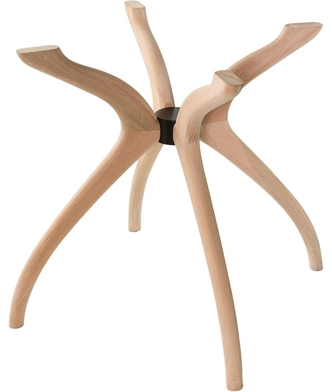 Base de table courbée moderne Mid Century