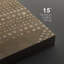 «Mid Mid Century Shape», motif géométrique à motif abstrait brun rustique, 2 pièces-100136496-100136495