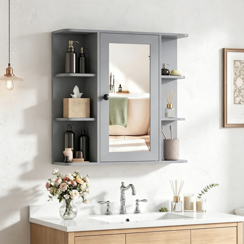 Bathroom Cabinet, Gray