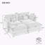 Canapé modulaire avec repose-pieds-106841017