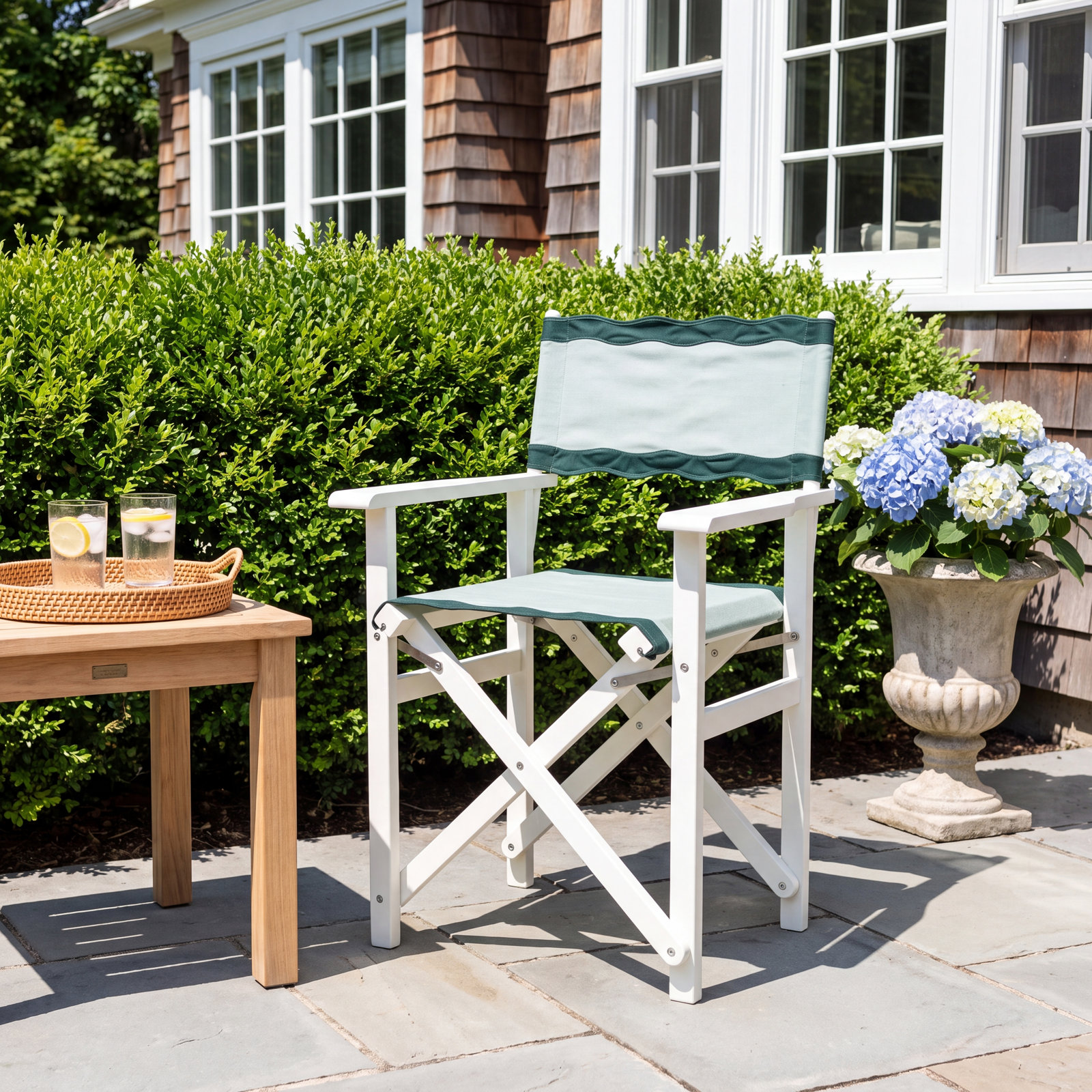 Table Height Director Chair, Green