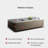 Light luxury rectangular marble coffee table-538927828