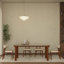 Ash wood solid wood rectangular dining table set