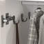 Armoire 4 portes avec miroir, armoire à DEL avec portes et 2 tiroirs, armoire de rangement en bois avec tringle, tablettes réglables, blanc