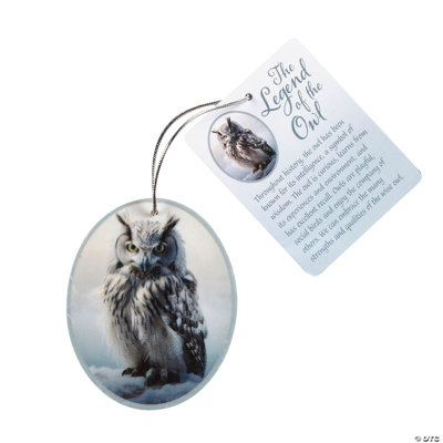 Ornements de Noël en céramique 3 1/4 pouces avec carte - 12 pièces