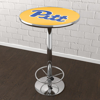 NCAA Round Metal Base Dining Table