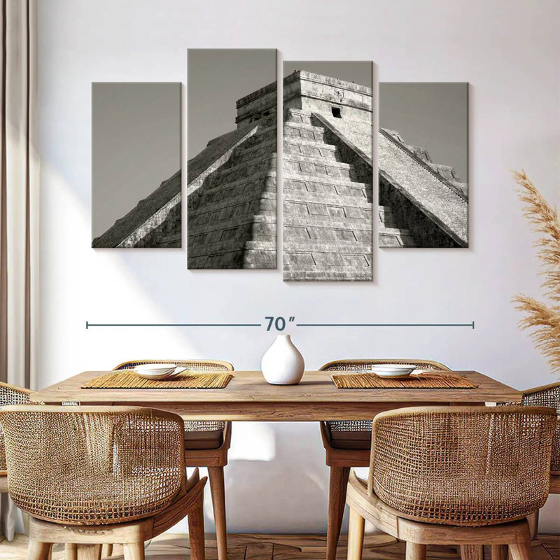 Pyramide Adella à Chichen Itza, H 42 po x l 68 po