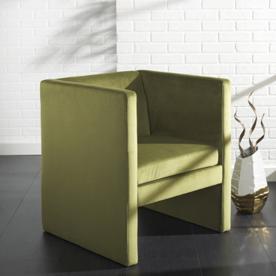 Fauteuil large en velours de 26 po Jedu