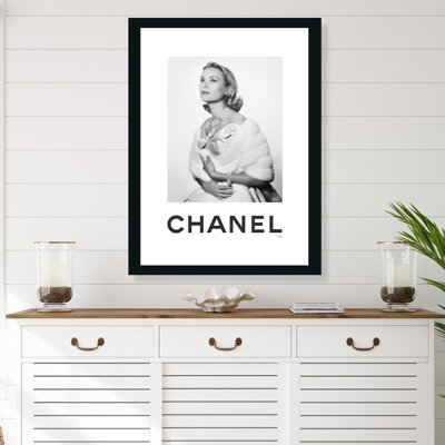 Grace Kelly Designer Fashion, reproduction encadrée