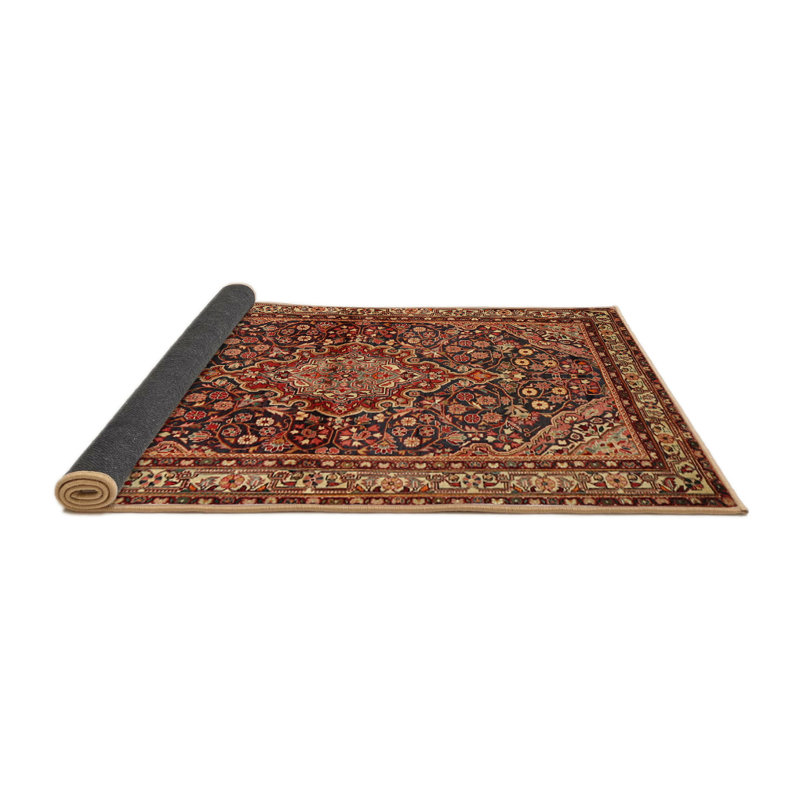 Tapis traditionnel rouge / ivoire Haderslev, Rond 4 pi
