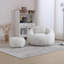Fauteuils à billes modernes, fauteuil rond confortable pour adultes avec repose-pieds, fauteuil de lecture simple avec coussin pour salon, chambre à coucher, appartement-133759285