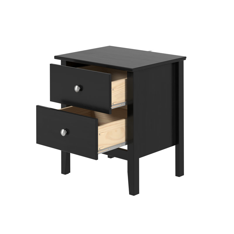 Table de chevet Arzell Shaker, Noir