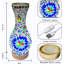 Lampe de table en verre colorée faite à la main-1843724622