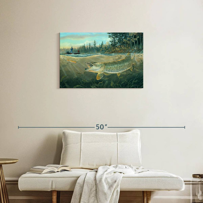 Brampt Muskie Bay, 20" H x 30" W