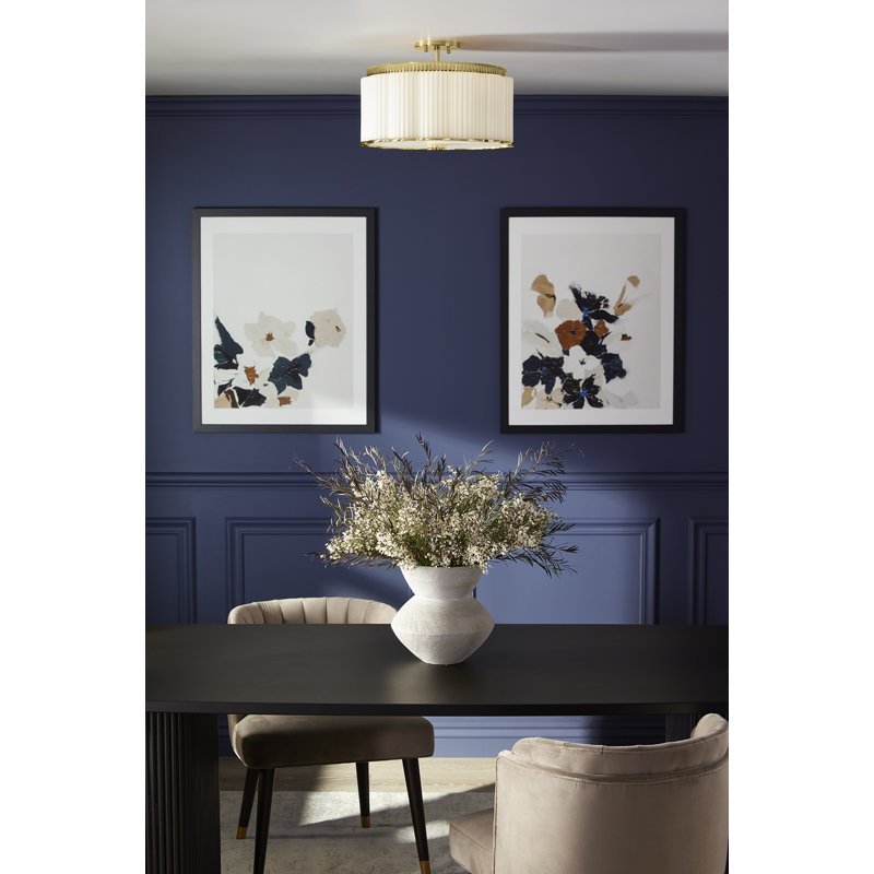 Tresdoux™ Semi-Flush Light, Polished Brass